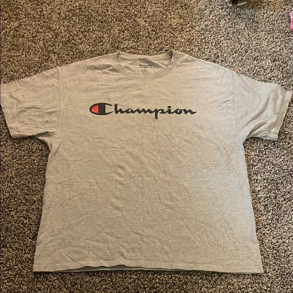 Champion Light Gray Men's Short Sleeve Tee